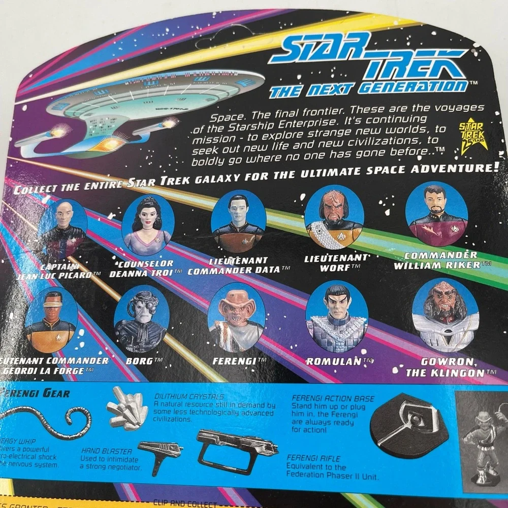 Vtg. 92 Star Trek -Ferengi - The Next Generation Action Figures SEALED UNPUNCHED
